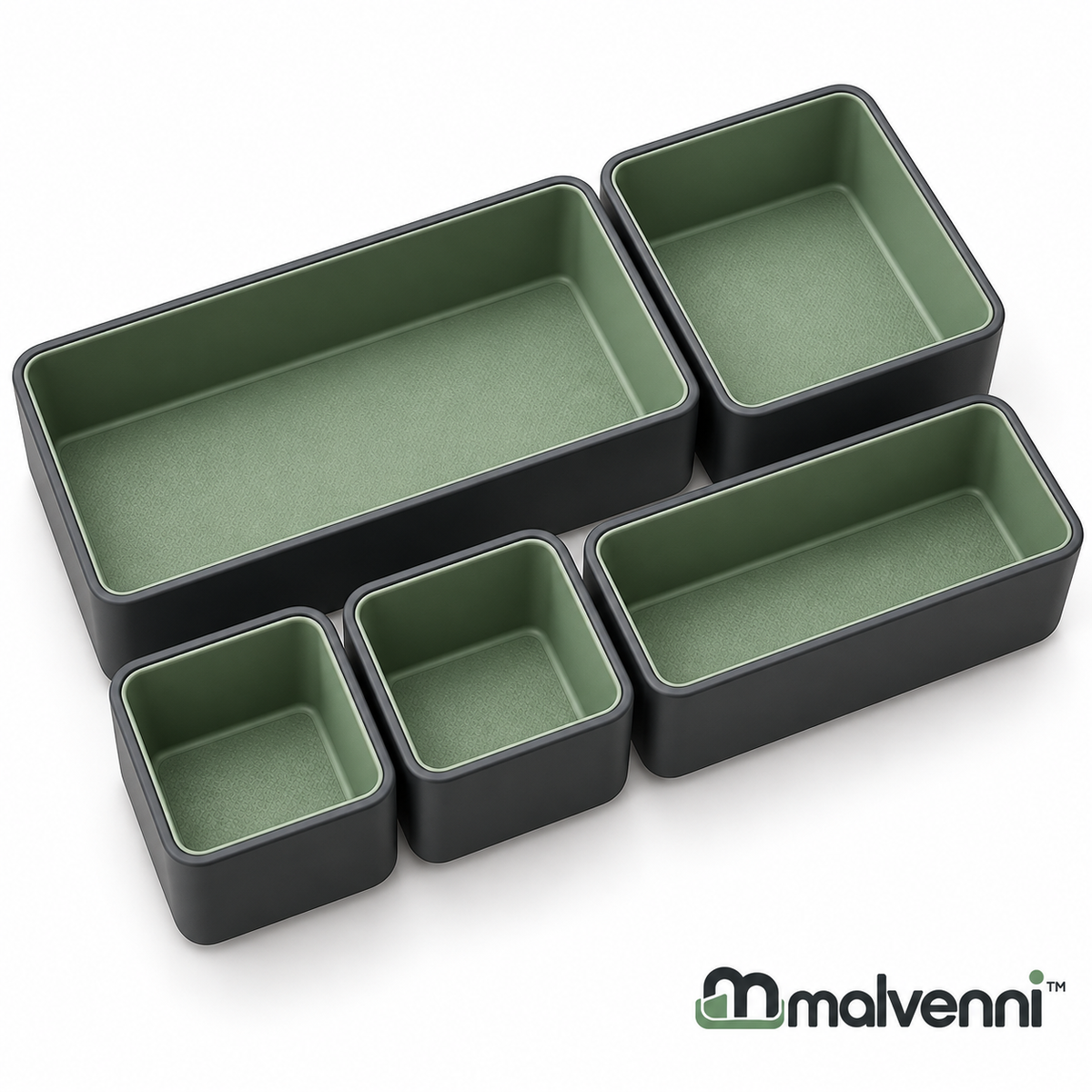 Malvenni Modular Drawer Organizer Bins