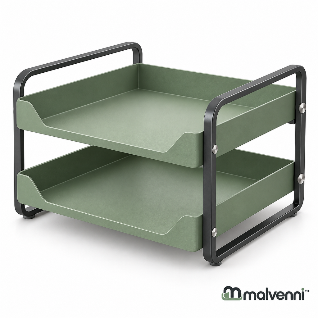 Malvenni Two-Tier Letter Tray Organizer