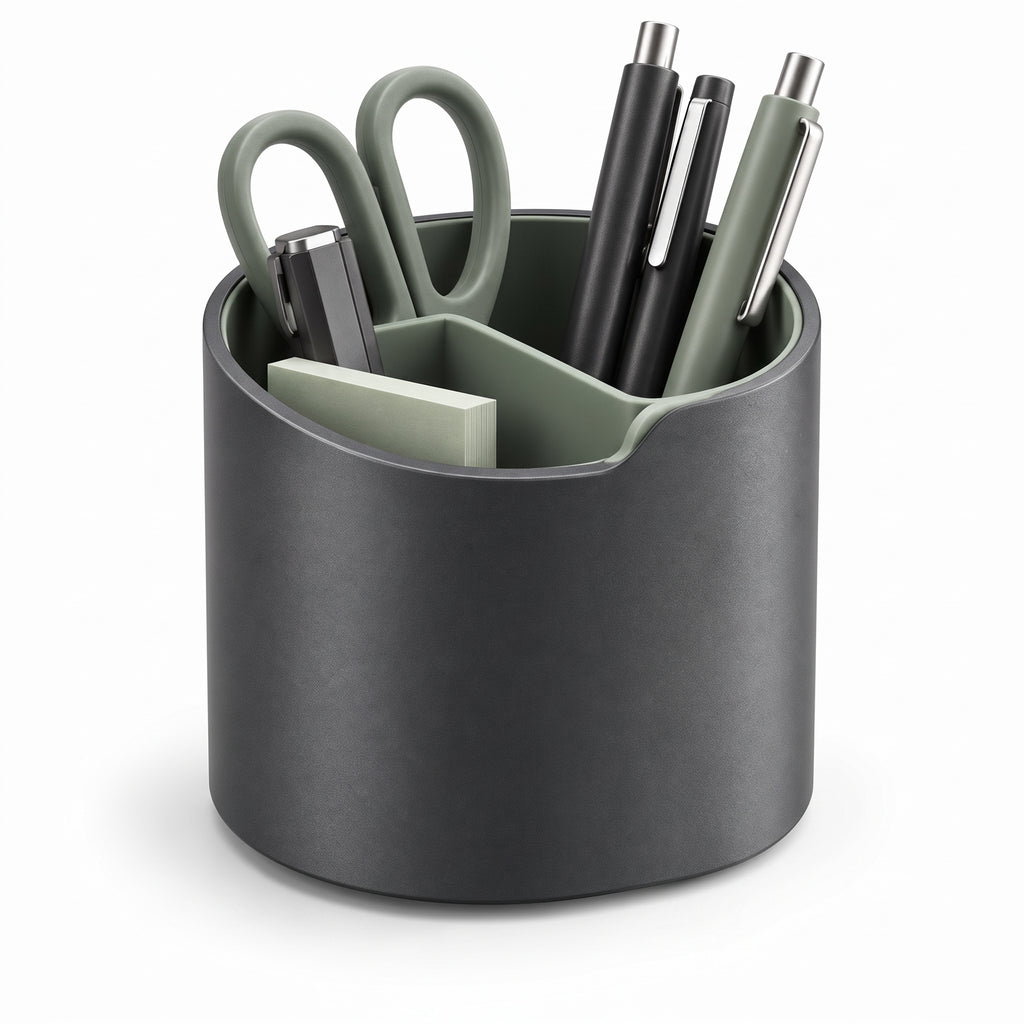 Malvenni Modern Divided Pen Cup Organizer