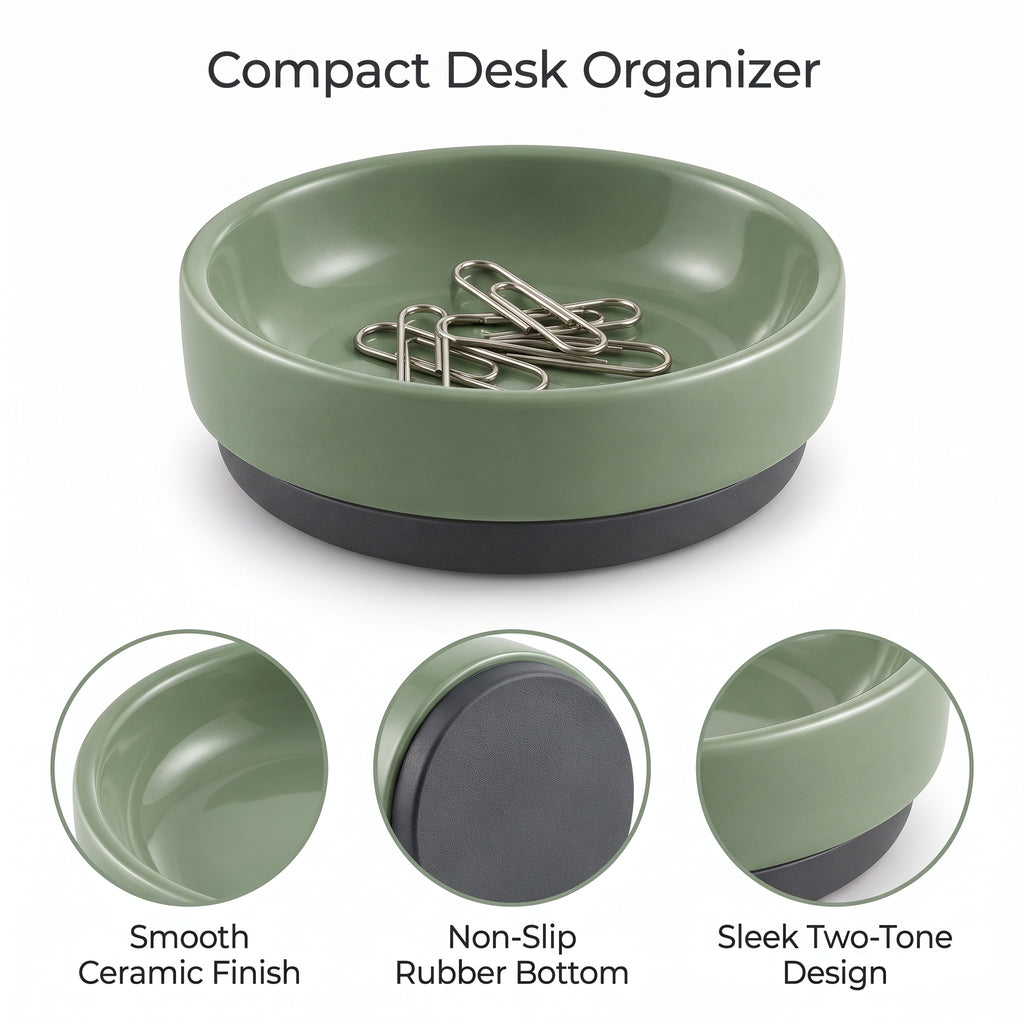 Malvenni Magnetic Paper Clip Holder