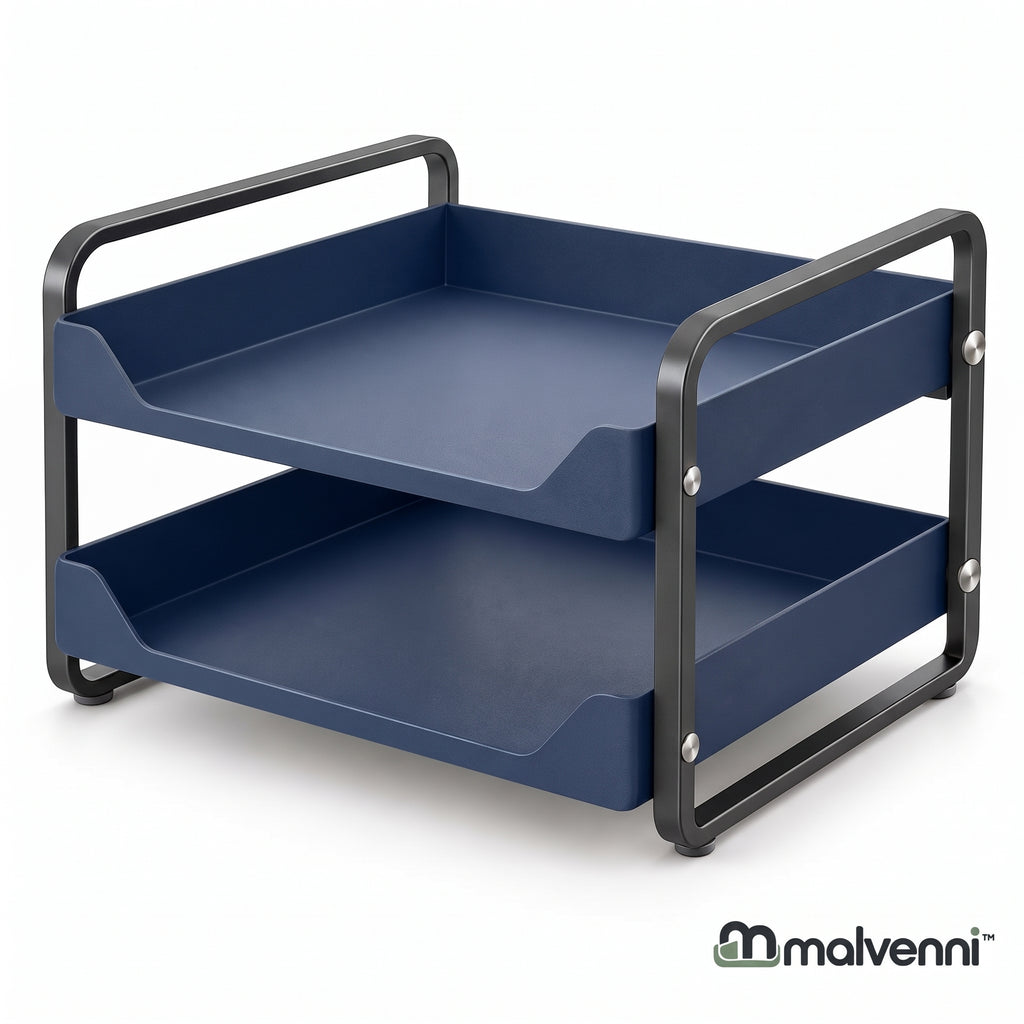 Malvenni Two-Tier Letter Tray Organizer