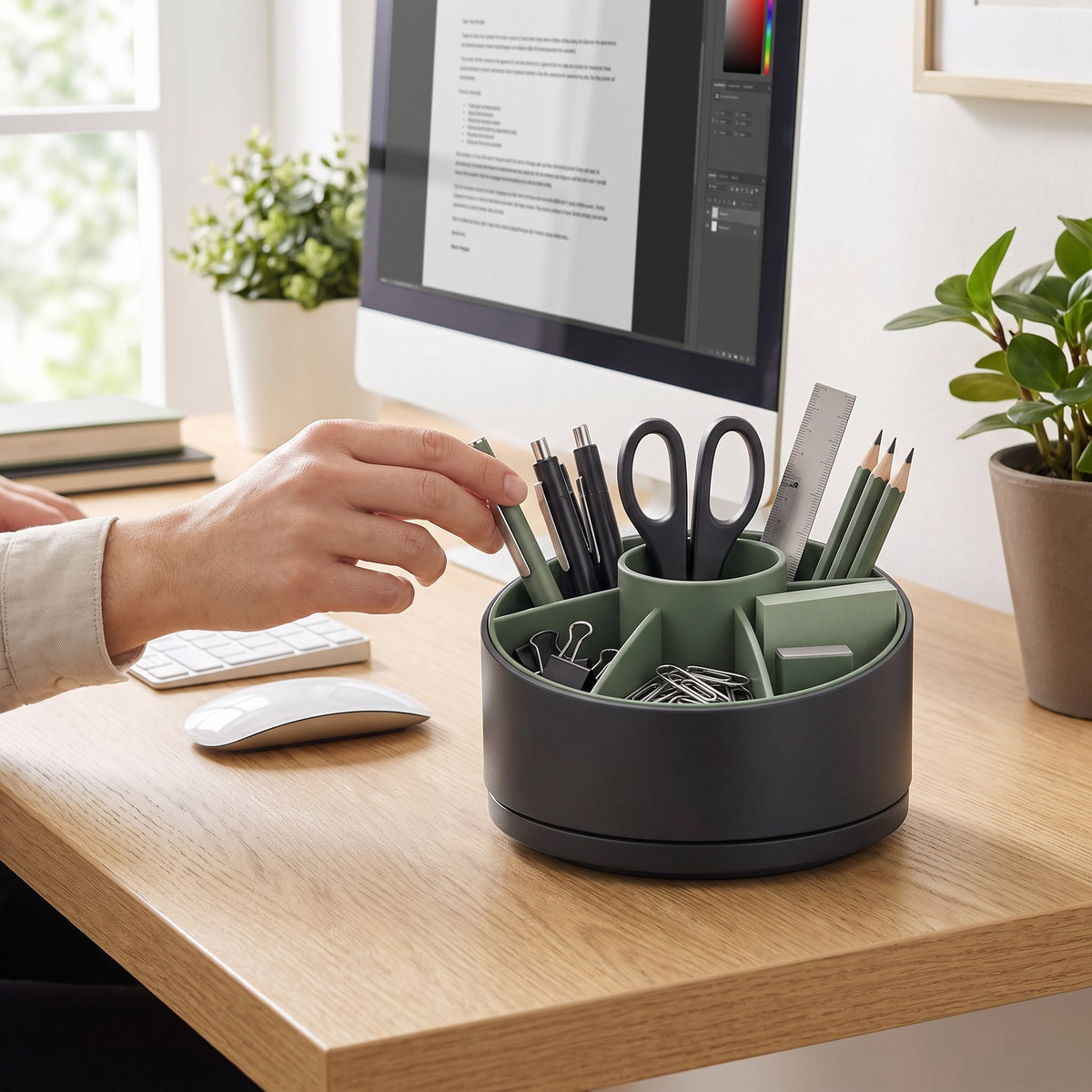 Malvenni Rotating Stationery Caddy