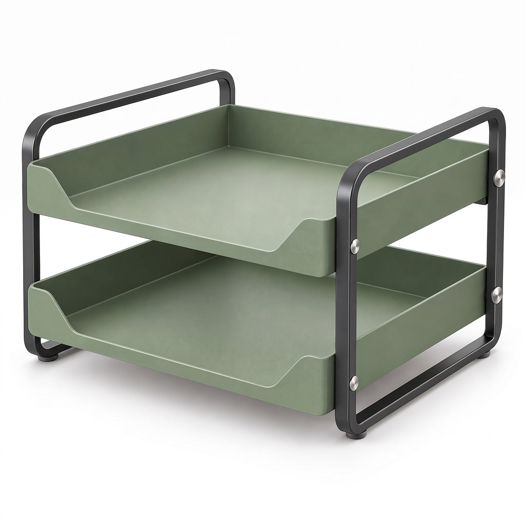 Malvenni Two-Tier Letter Tray Organizer