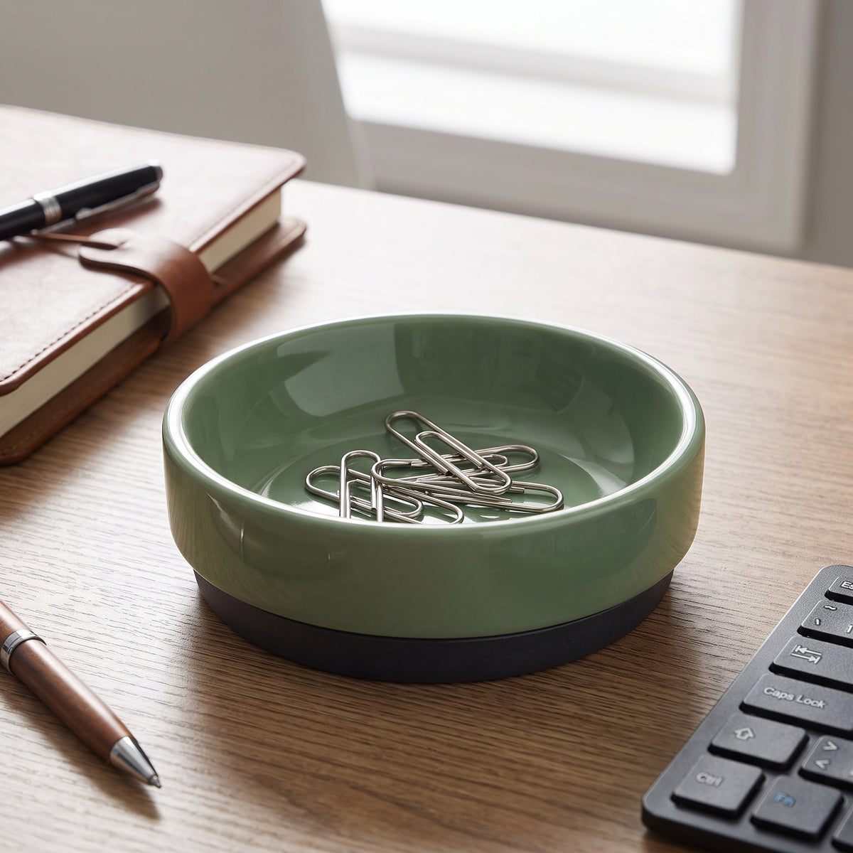 Malvenni Magnetic Paper Clip Holder