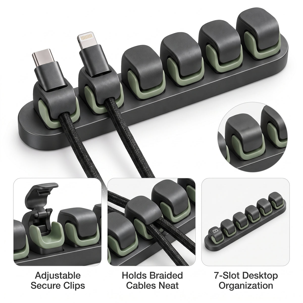 Malvenni Magnetic Cable Clip Rail