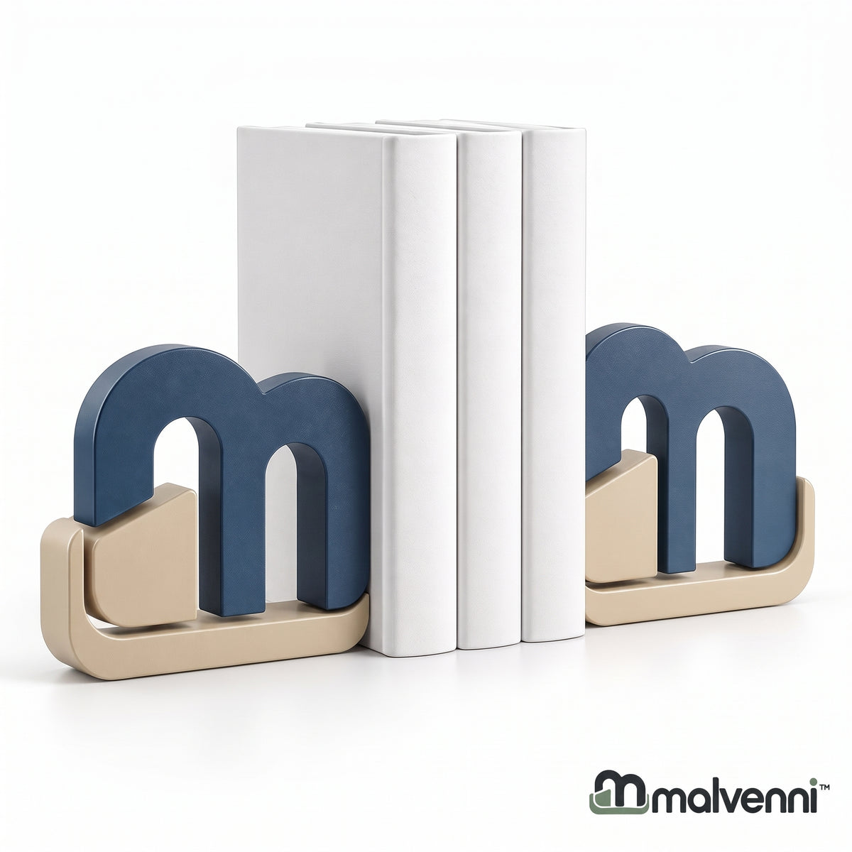 Malvenni Geometric Metal Bookends